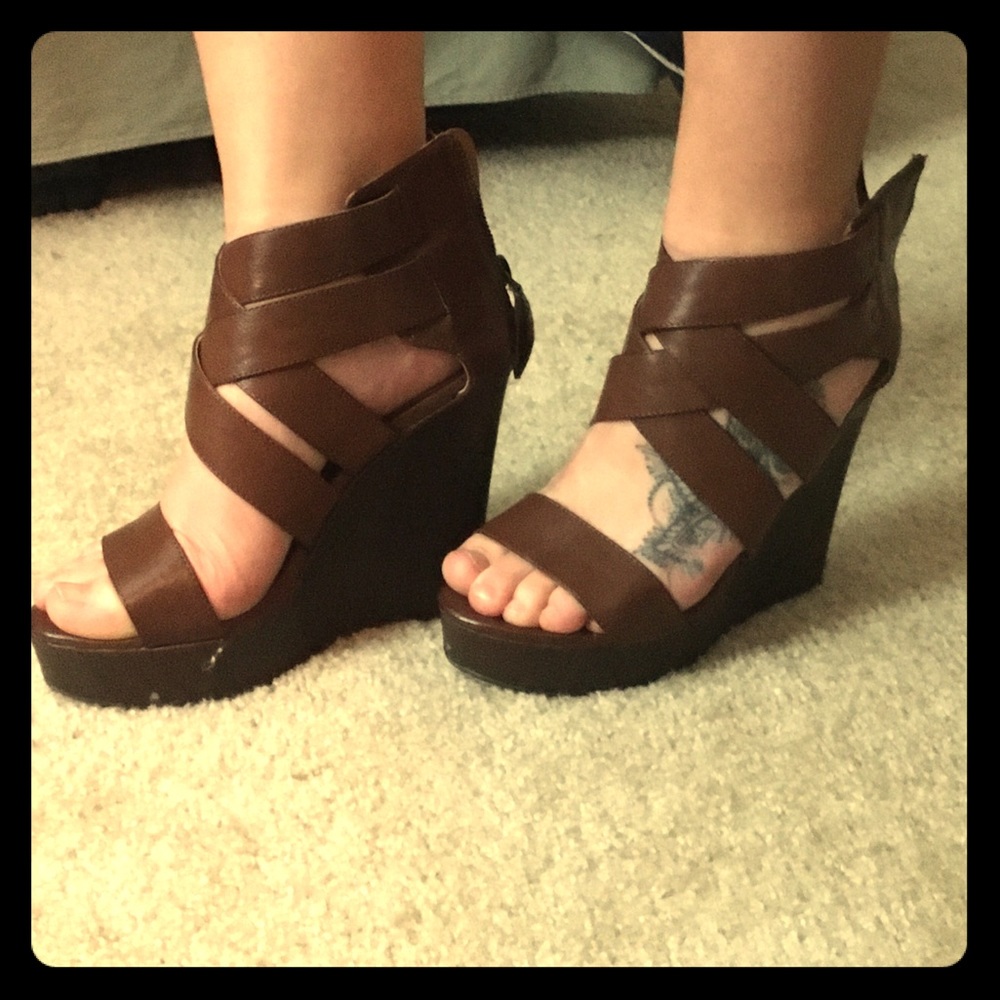 Brown heels